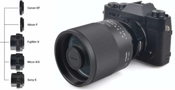 Объектив Tokina 400mm F/8 представлен для Canon RF и Nikon Z