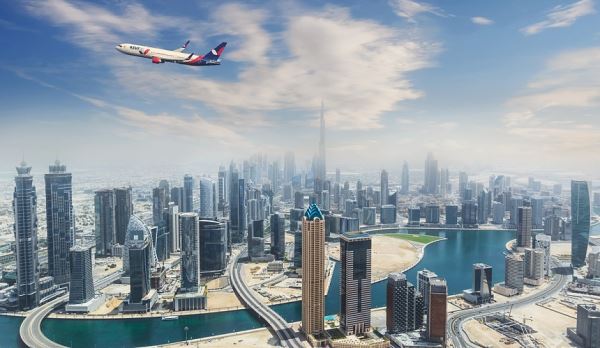 Российские туристы прилетели в Дубай на рейсе AZUR air