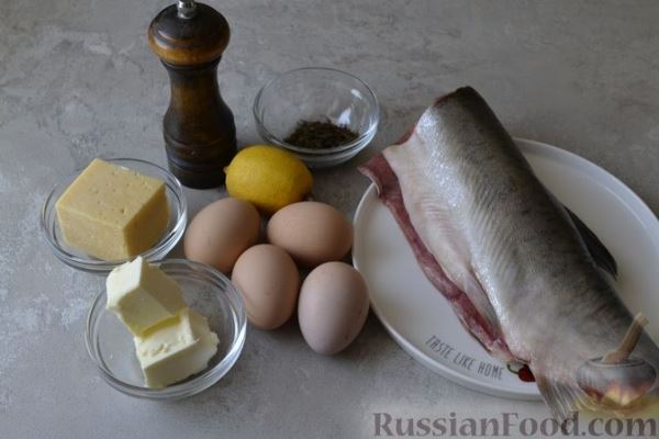 Рыбный паштет с сыром и варёными яйцами