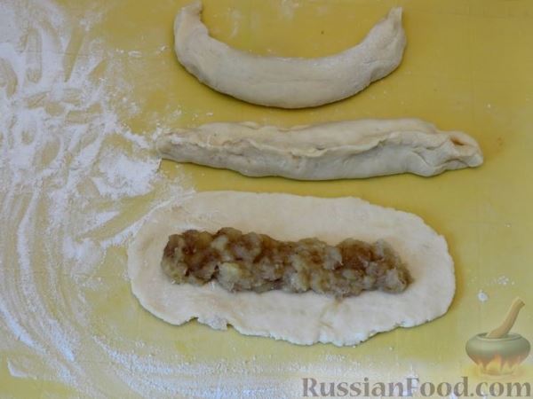 Песочное печенье "Бананы" на сметане